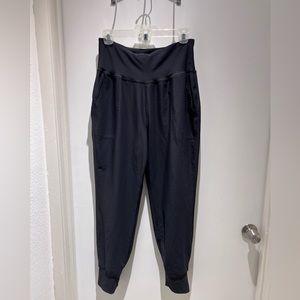 Old Navy Active PowerSoft Black Joggers Size Large